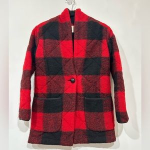 XXS Aritzia Quilted Plaid Jacket